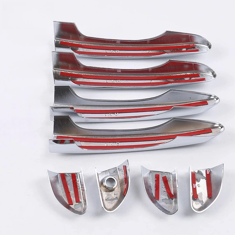 Chrome Door Handle Cover for Citroen C3 MK1 2002 2003 2004 2005 2006 2007 2008 2009 Trim Catch Car Set Cap Styling Accessories - view 4