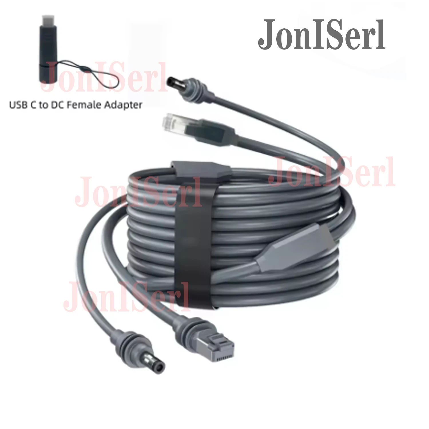 2 in 1 스타링크 미니 케이블 9.9FT -49.2FT, DC/USB C 충전 + 이더넷 케이블, 스타링크 미니 전원 액세서리 교체품 2 in 1 스타링크 미니 케이블 9.9FT -49.2FT, DC/USB C 충전 + 이더넷 케이블, 스타링크 미니 전원 액세서리 교체품