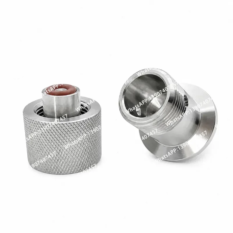 Stainless steel KF vacuum manual bleed valve, inflatable valve bleed valve real valve accessories KF16/25/40/welding