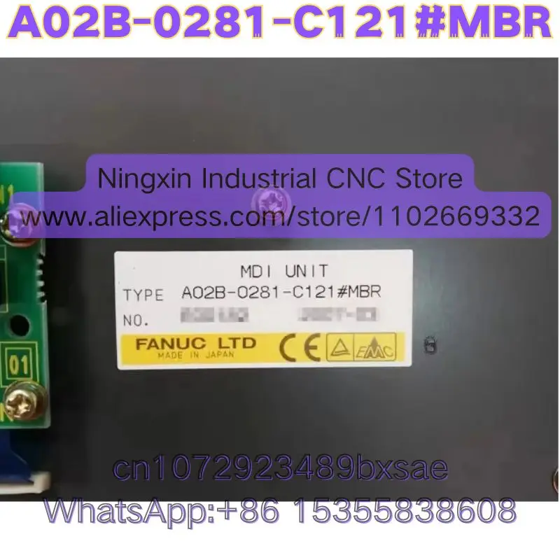 Used FANUC A02B-0281-C121#MBR System Keyboard Tested OK