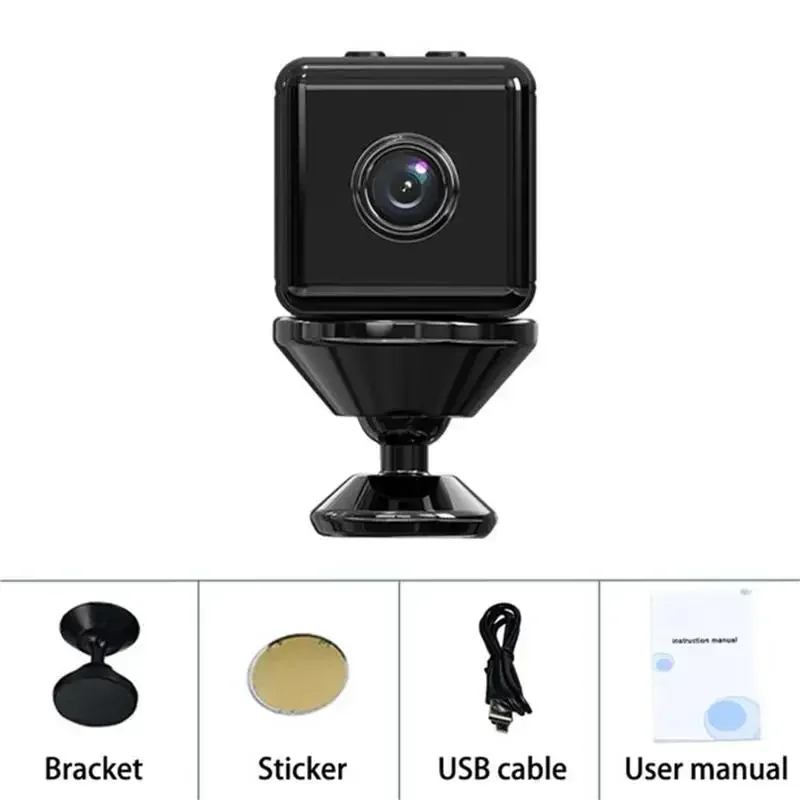 Telecamera di sicurezza Wi-Fi wireless Mini telecamera IP Telecamera di sorveglianza 1080P HD Home Cam Portatile esterno interno 2.4GHz Baby Monitor