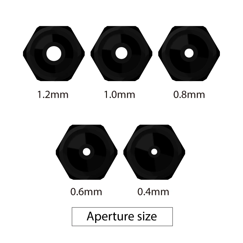 Mellow 1Pcs NF Hardened Steel Sharp Volcano Nozzles For High Temperature V6 Volcano Hotend J-head 3D Priter Parts