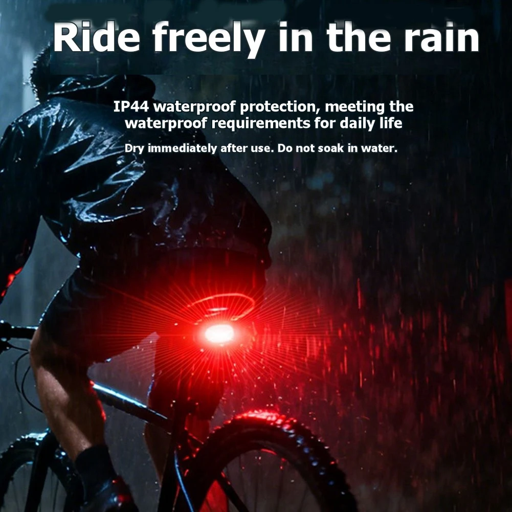 ABVE-Waterproof TYPE-C Rechargeable Multimodal Magnetic Taillight Bike Taillight Cycling Accessories