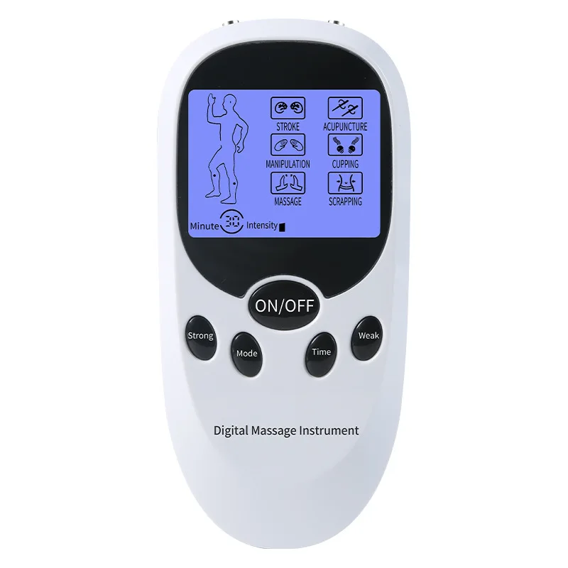 English Dual Output DC Neck Massager Electric Neck and Shoulder Massager Mini Multifunctional Massage Device Physiotherapy
