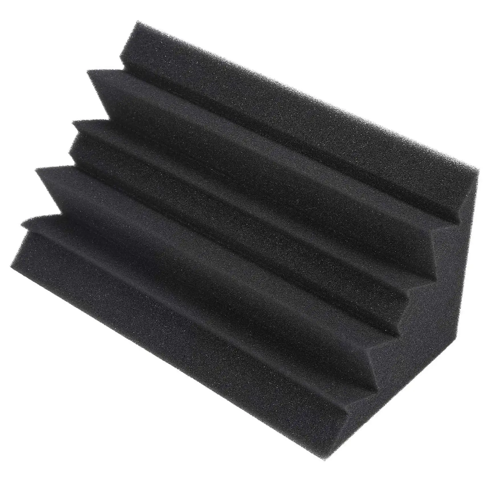 

RTSHE-32 Pack Of Black Soundproofing Insulation Bass Trap Acoustic Wall Foam Padding Studio Foam Tiles (32PCS, Black)