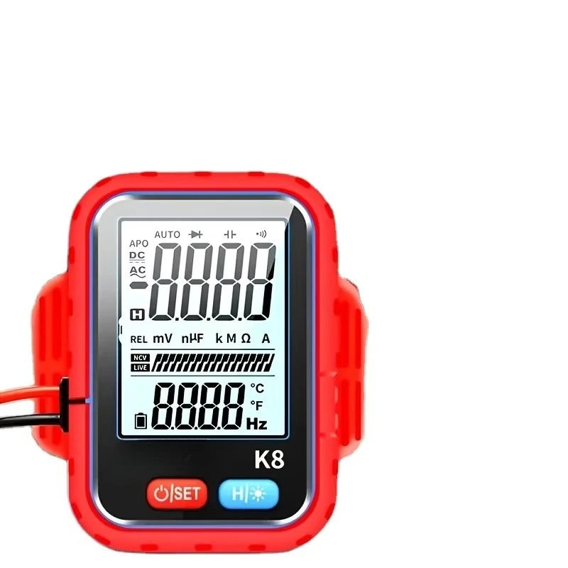 

DCV ACV Resistance Continuity Mini Style Wearable Wrist Strip Wrist-worn Digital Multimeter Multi Tester Meter