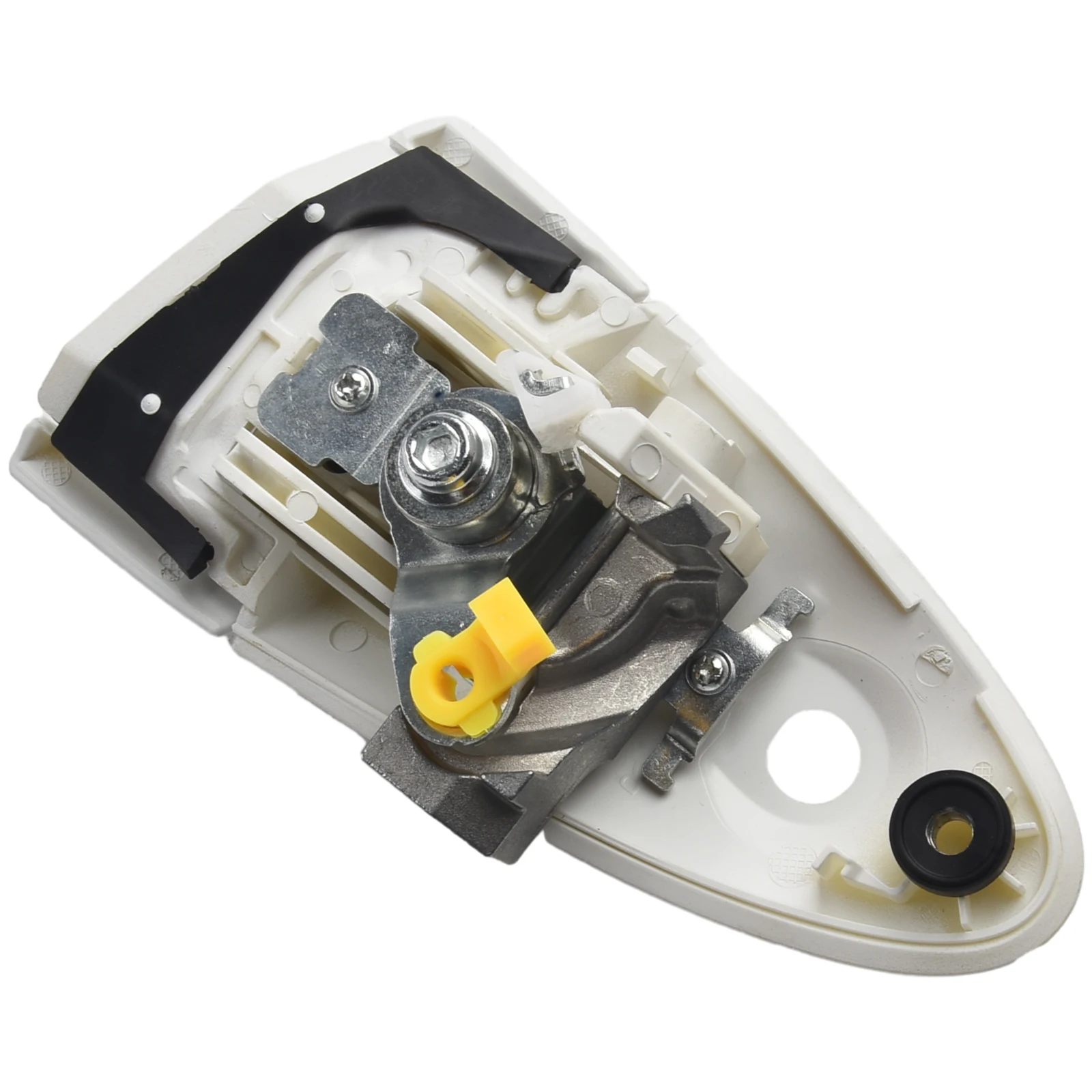 Front Door Outer Handle Brand New Easy To Install Practical Right White With Key Hole Type Accessories Front Door