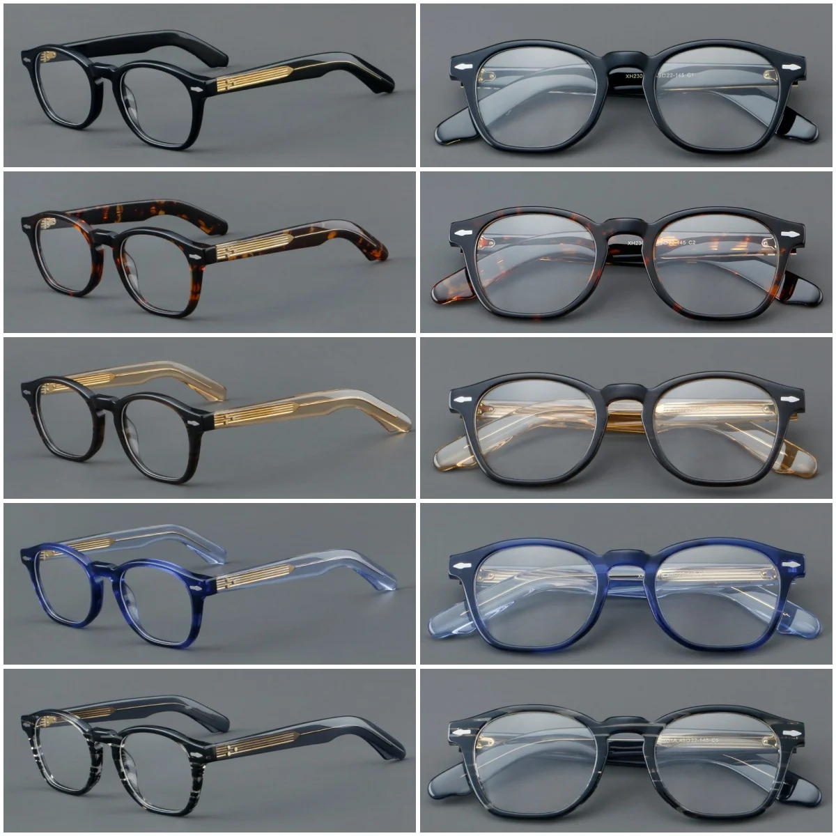 MCYFC handmade oval acetate glasses frame women optical eyewear Reading glasses for men high quality personalized eye glasses