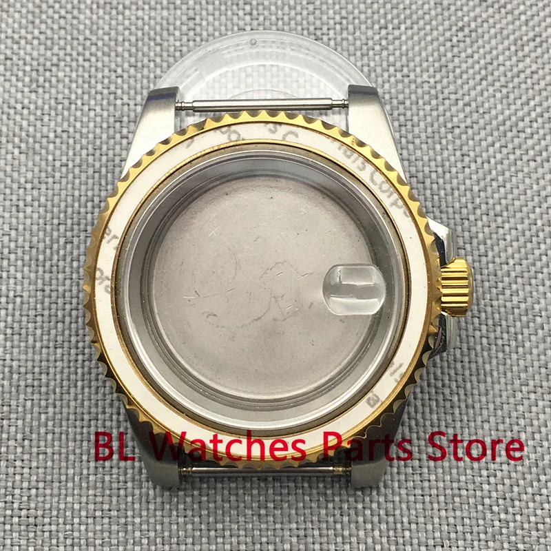 BLIGER 40mm Watch Case With Bidirectional Ring Sapphire Glass For NH34NH35NH36ETA2824 2836 DG2813 3804 Miyota 8205 8215 Movement