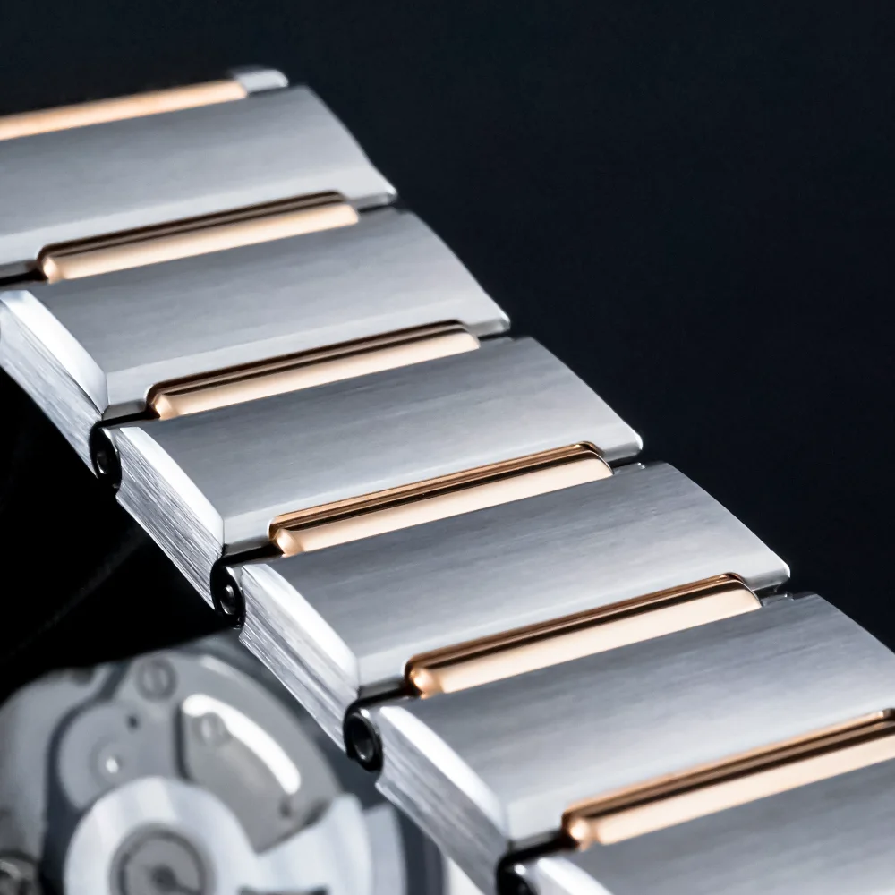 ENITON водонепроницаемые 40 мм часы из розового золота для бизнеса NH35A механизм Tribute винтажные роскошные наручные часы со светящимся сапфировым стеклом