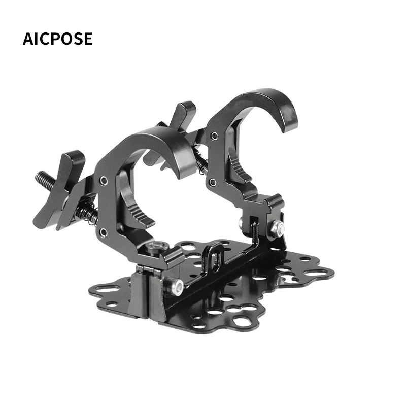 

Складной зажим для сценического освещения, алюминиевый ферменный зажим для труб, несущий 200 кг, подходит для аксессуаров для лучей мощностью 230 Вт