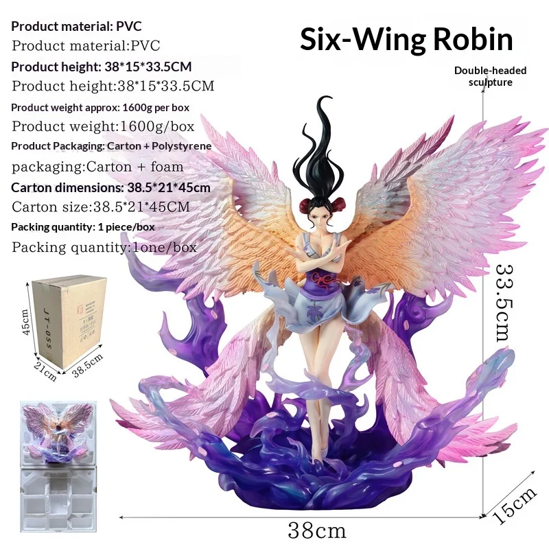 

JT sky painting Robin Pirate King hand-made six wing angel decorations large-scale beauty anime animation hand-made model