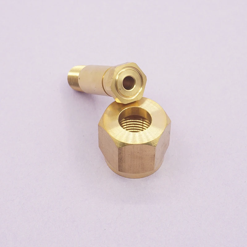 Tuerca reguladora de CGA-320, boquilla con arandela, regulador de CO2, accesorios para botellas de entrada, reparación, tuerca reguladora, boquilla (roscas derechas)