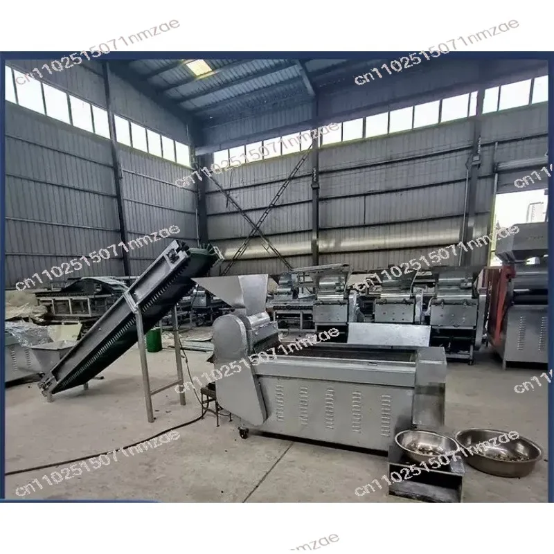 2000 model large-scale tea seed hulling oil tea fruit peeling machine fruit skin separation