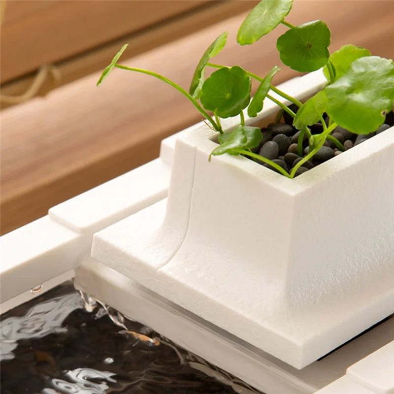 

A02M-Настольный аквариум со светодиодной подсветкой, бесшумный фильтр для кормления аквариума для офиса и дома