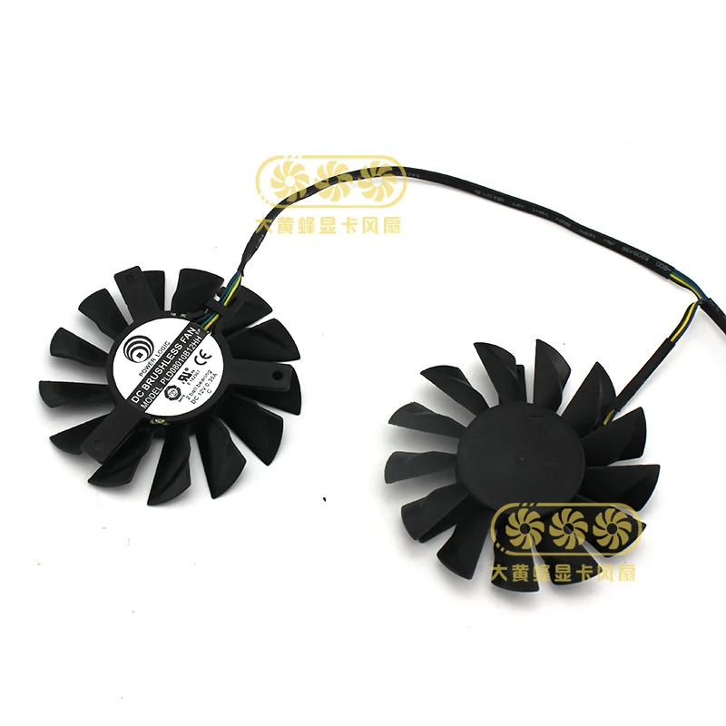 Original for MSI N680 N670 N660ti N660 N650ti N560ti GTX Hawk Graphics card cooling fan PLD08010B12HH DC12V 0.35A