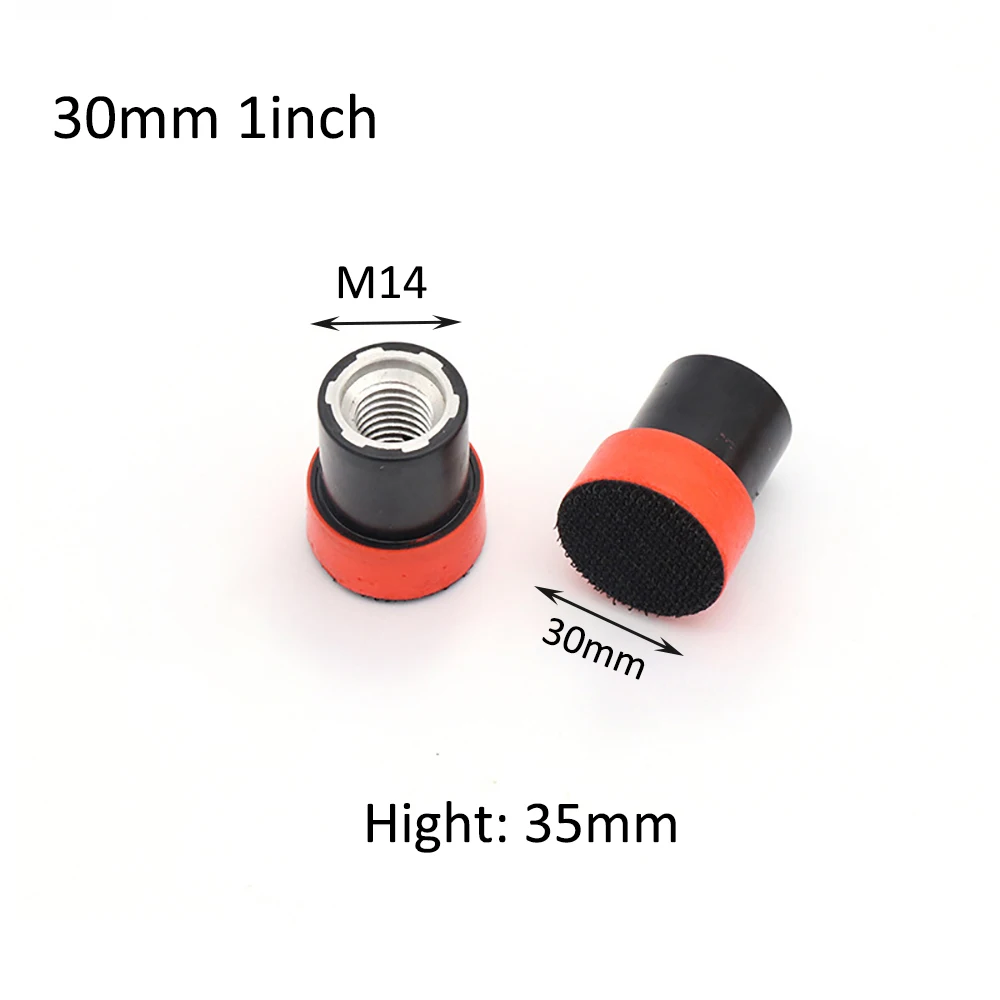 1/2/3 Inch Backing Plate For M14 Thread Rotary Polisher Hook & Loop Backplate Sanding Polishing Pad Soft Edge Abrasive Tools