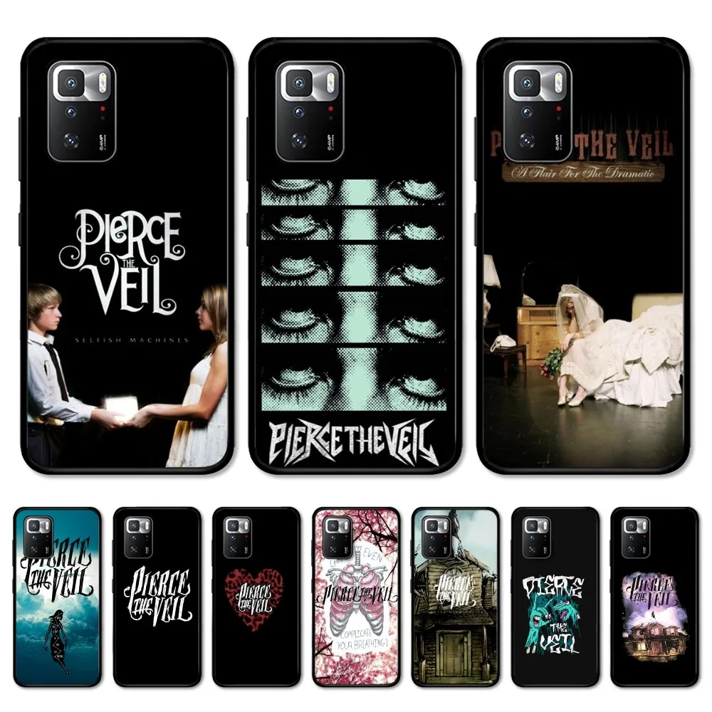 P-Pierce The V-Veil Band Phone Case For Redmi Note 4 X 5 A 6 7 8 T 9 9S 10 11 11S 11Epro Poco M3 pro