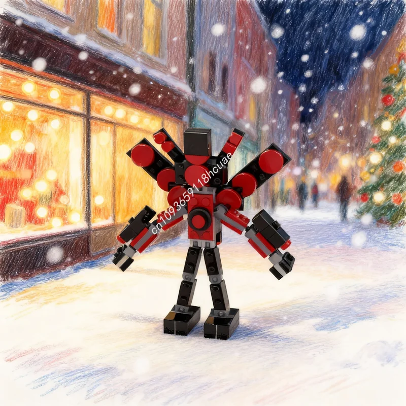 

Набор для сборки модели MOC Freestyle A, 311 деталей, развивающая игрушка для детей от 7 лет, конструктор, архитектурный конструктор, обучающий кирпичик, подарок на Рождество