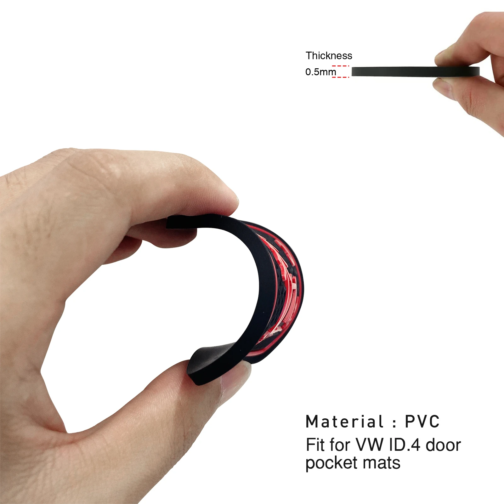 14 قطعة لشركة فولكس فاجن فولكس فاجن ID.4 ID4 2021-2024 عدم الانزلاق كأس السيارة كوستر فتحة الوسادة اكسسوارات المضادة للانزلاق حصيرة جيب حصيرة حامل الكأس الوسادة #6
