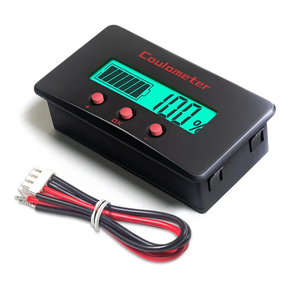 PZEM-035 Digital Display Voltage and Current Meter Battery Capacity Tester Battery Indicator DC 8-120V 0-10A 0-999Ah