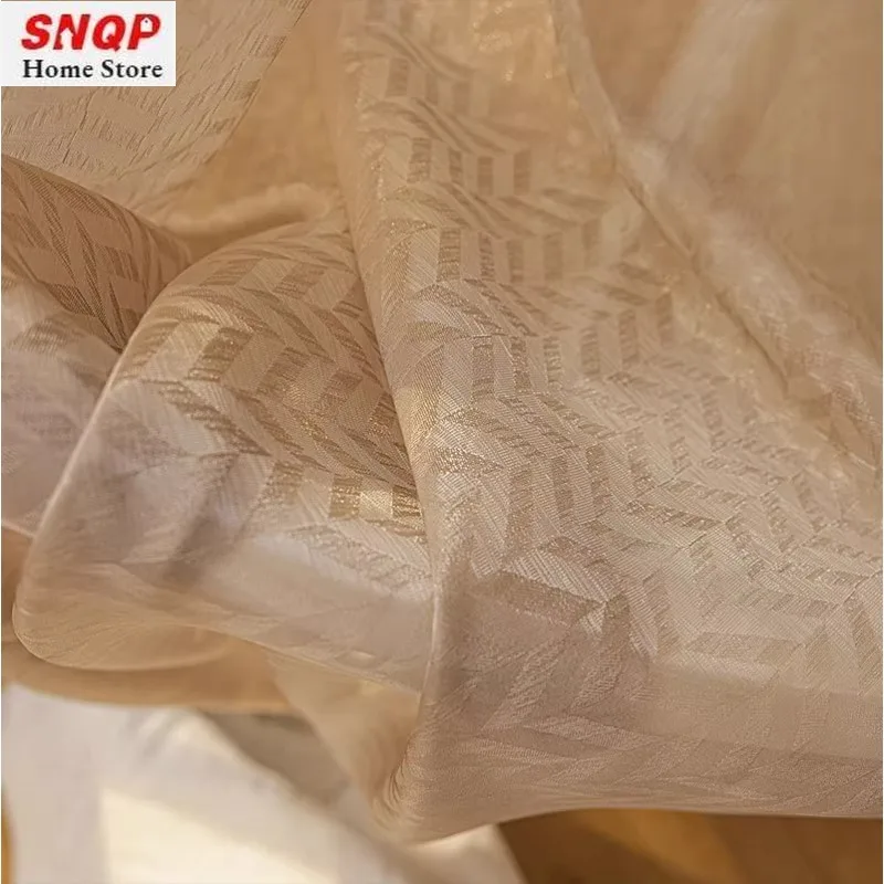 2025 Tulle Curtains for Living Room BedroomNew Living Room Balcony Bedroom Floating Window Fantasy Curtains Customize