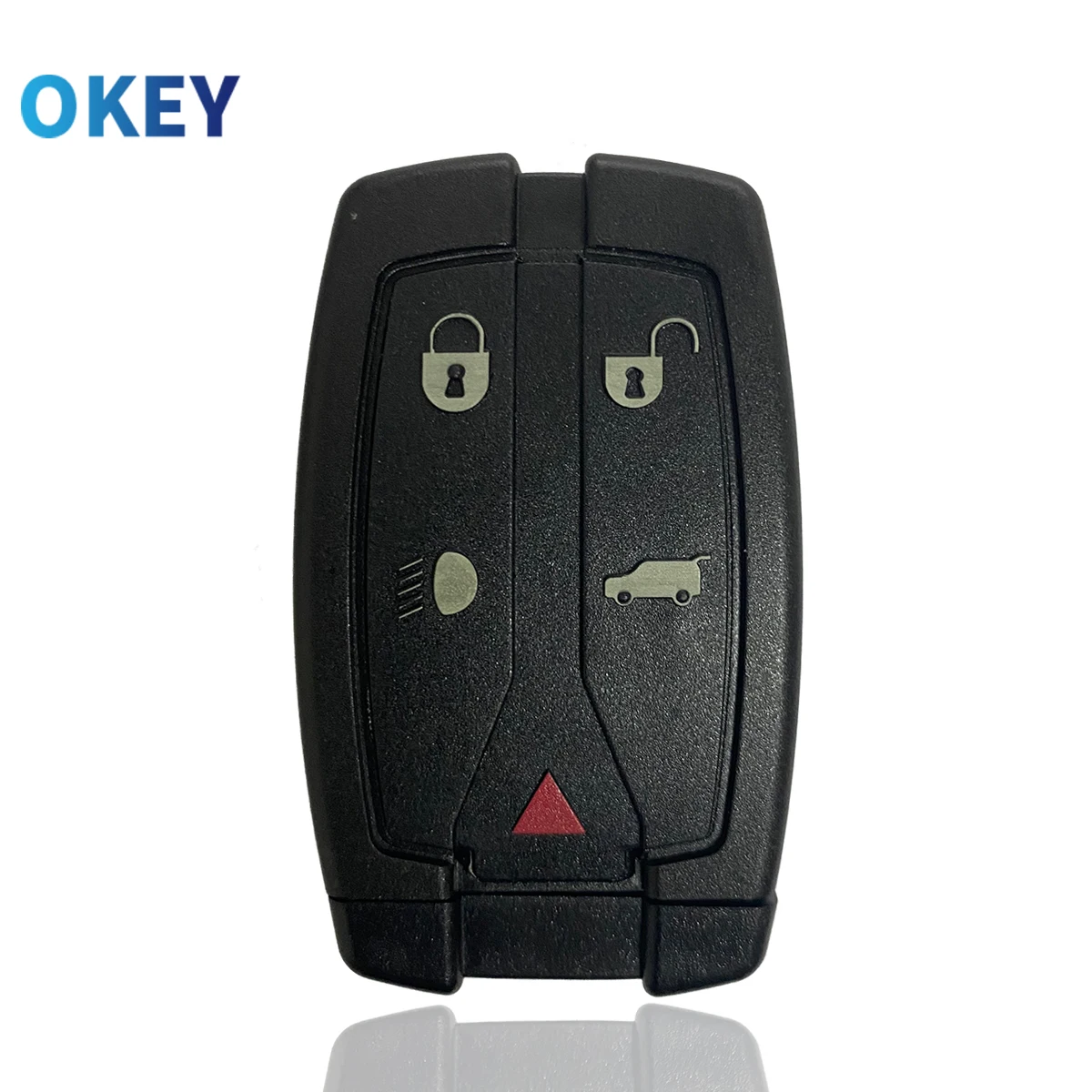 Okey Remote Car Key Cover Shell Replacement Case For Land Rover Freelander 2 Discovery with Blade 5 Button