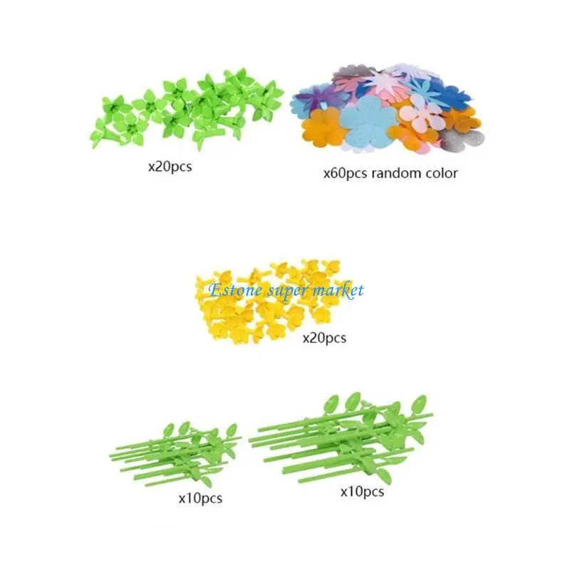 

090B Fabric Flower Press Machine Craft Kits Activity Toy For Children Art Crafts Project Party Gathering Crafting Materials