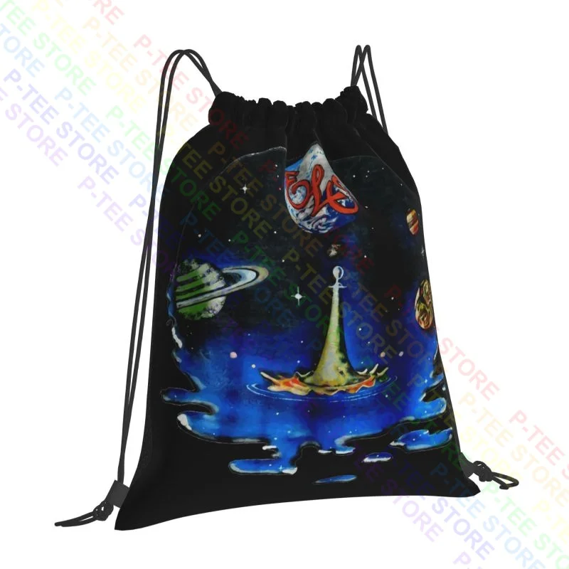 Elo 1981 Time Tour Electric Light Orchestra Drawstring Bags Gym Bag Bookbag Schoolbag Lightweight Riding Backpack