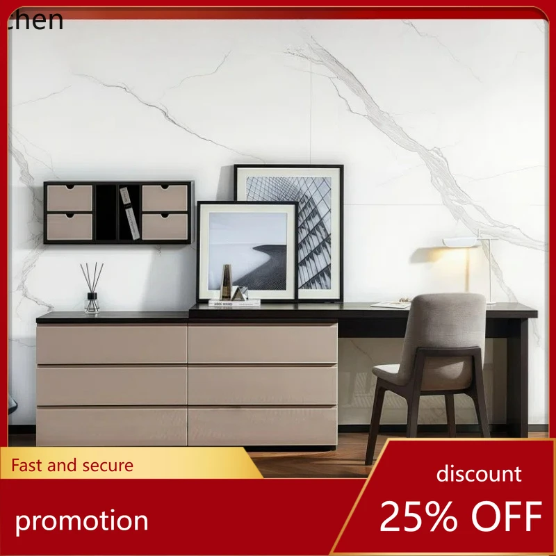 

LXC Lacquered Dressing Table Bedroom TV Cabinet Desk Integrated Extendable Makeup Table