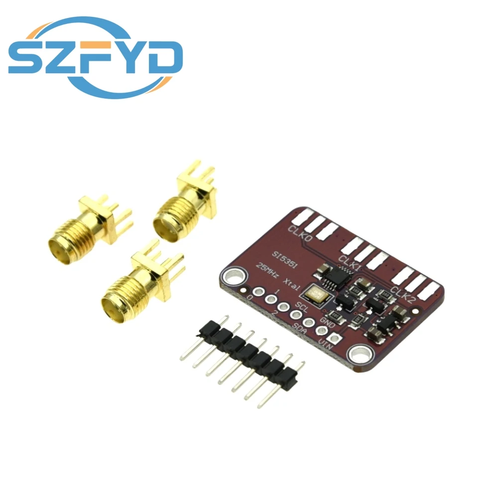 تيار مستمر 3 فولت-5 فولت Si5351A Si5351 I2C ساعة مولد لوحة القطع وحدة إشارة مولد ساعة 8 كيلو هرتز-160 ميجا هرتز