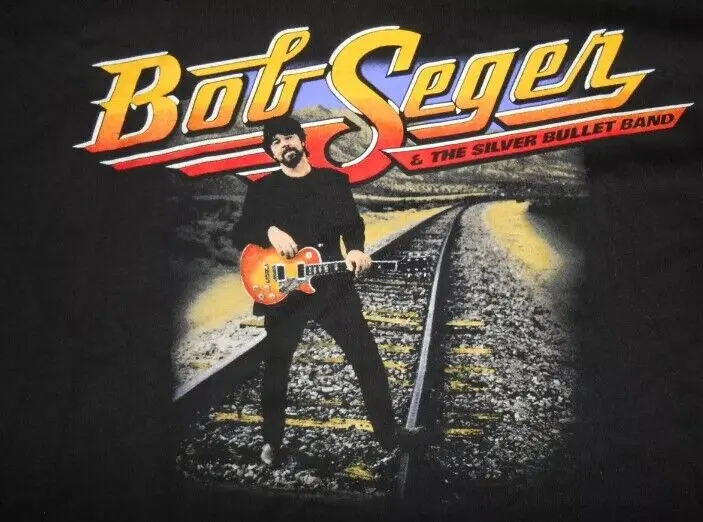 new, new,,,,BOB SEGER, SILVER BULLET BAND, ROCK & ROLL NEVER FORGETS T-SHIRT