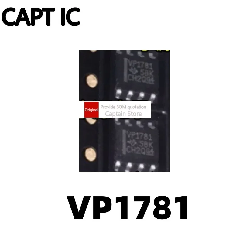 5PCS SN65HVD1781 SN65HVD1781DR Transceiver VP1781 Chip SOP8