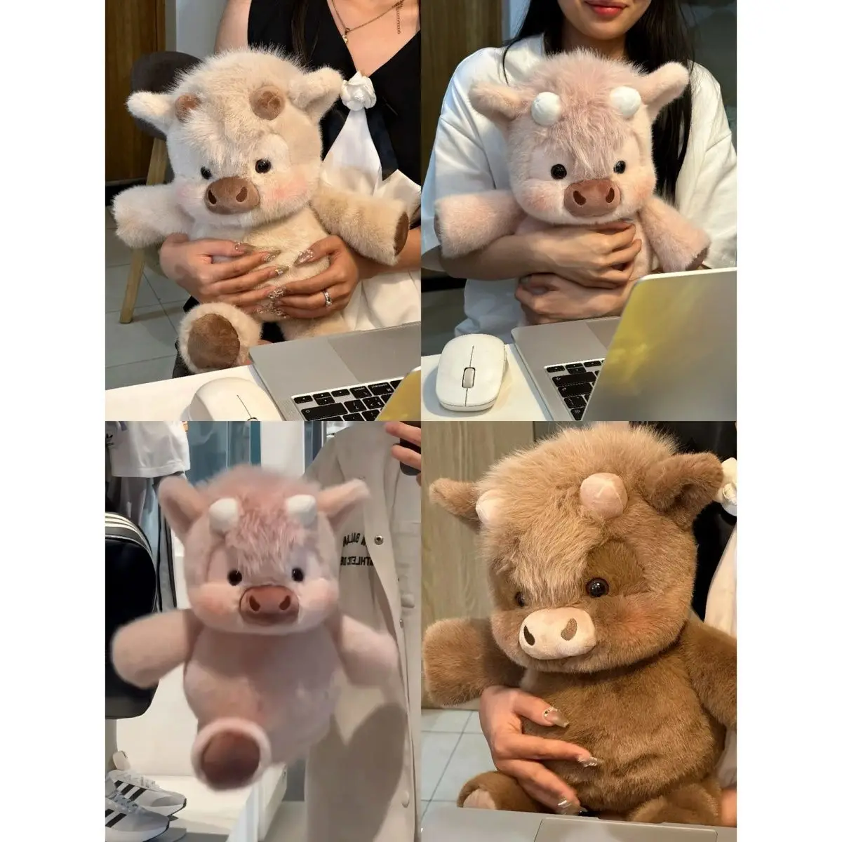 

Судонг Хайленд Корова плюшевая кукла милая корова плюшевая игрушка детский компаньон тряпичная кукла для мальчиков и девочек праздничный подарок игрушка