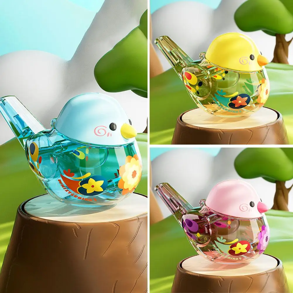Bird Water Whistle ABS Material Colorful Bird Water Whistle Pipe Bird Pipe Funny Toy For Kids Birthdays Gifts Accessories