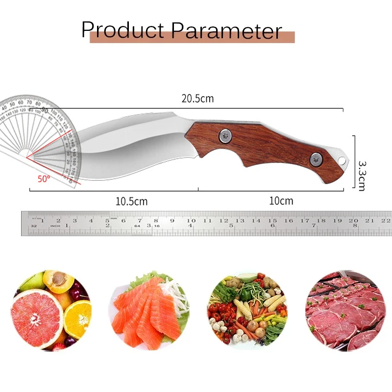 Kitchen Meat Knife Boning Knife Stainless Steel Fruit Knife Butcher Utility Knives Perfect for Household Cooking Kitchen Knives