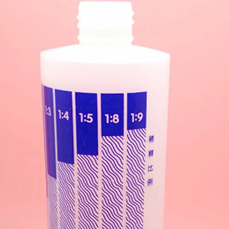 زجاجة رذاذ 500 مللي مع نسبة التخفيف فوهة قابلة للتعديل مانعة للتسرب