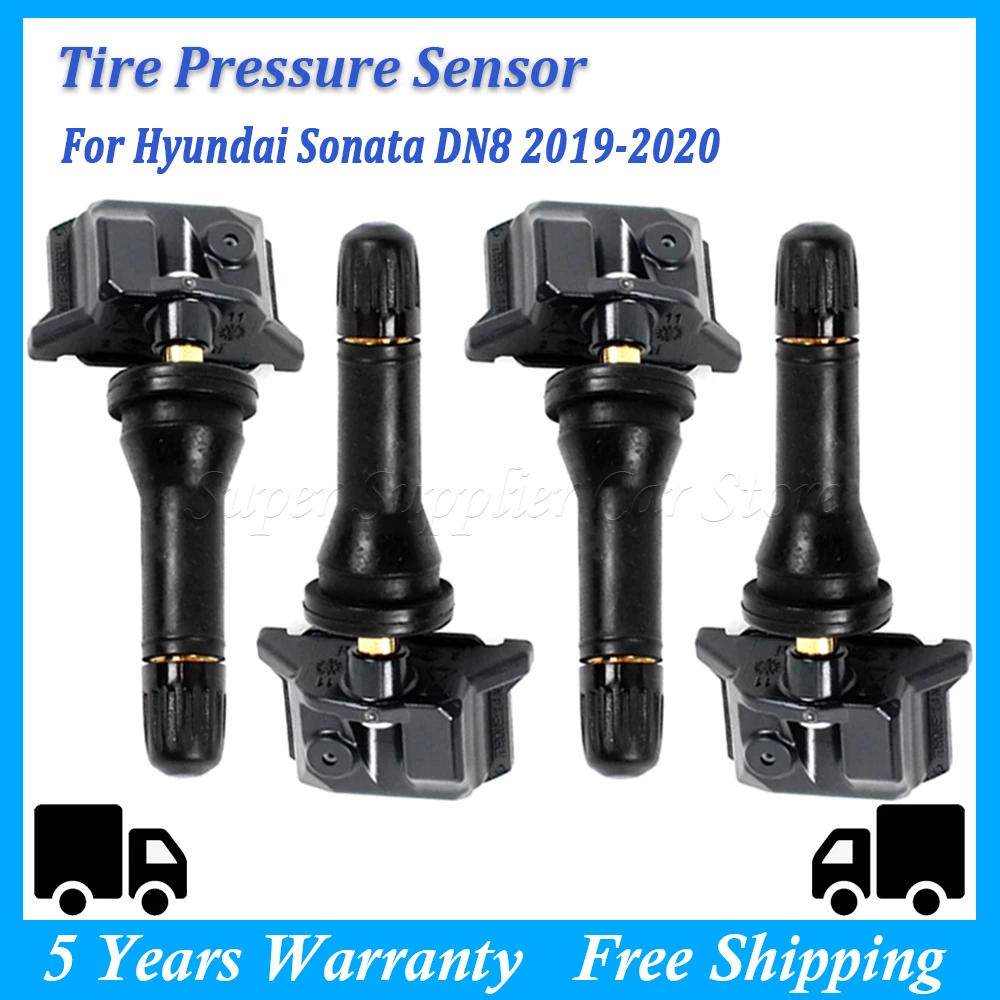 

52940-L1100 52940L1100 Car Tire Pressure Sensors TPMS 433MHZ For 2020-2024 Hyundai Elantra [CN7] Kia Optima [DL3] Sorento [MQ4]