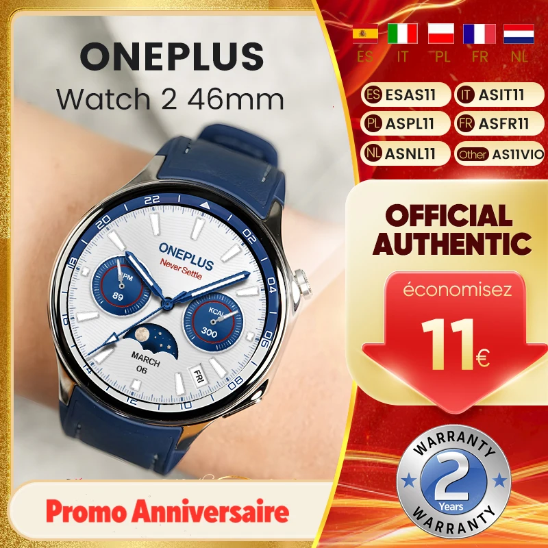 OnePlus Watch 2 (2024)   Nordic Blue 10