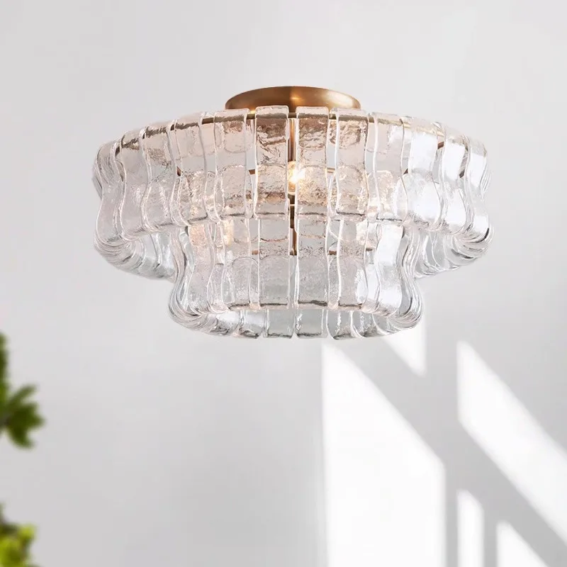 

Modern Glass ceiling lights for Bedroom Dining Living Room Kitchen Home Decor ceiling flush mount lamp