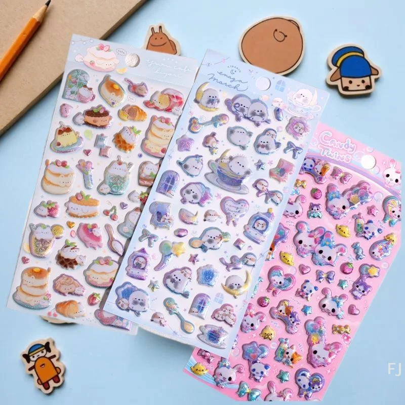 

Наклейки для скрапбукинга ярких цветов с животными, наклейки для ведения журналов и дневников своими руками, флэш-декор, подарочный пакет канцелярских принадлежностей 1/2 листа