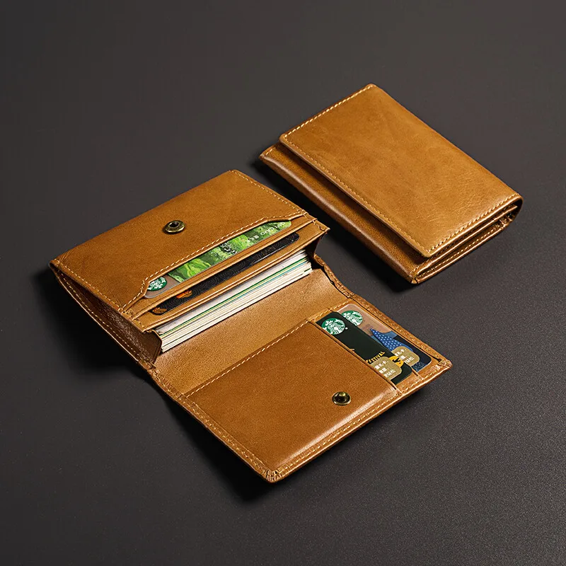 Genuine Leather Card Holder RFID Purse Women and Men VIP Credit Card Wallet Slim Business ID VIP Cards Bags