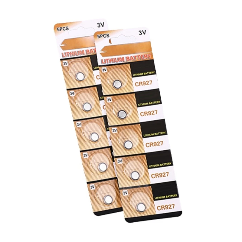 5/10 Cái 3V CR927 Pin Lithium Nút Dành Cho Đồng Hồ Đồ Chơi Máy Tính Điều Khiển Từ Xa