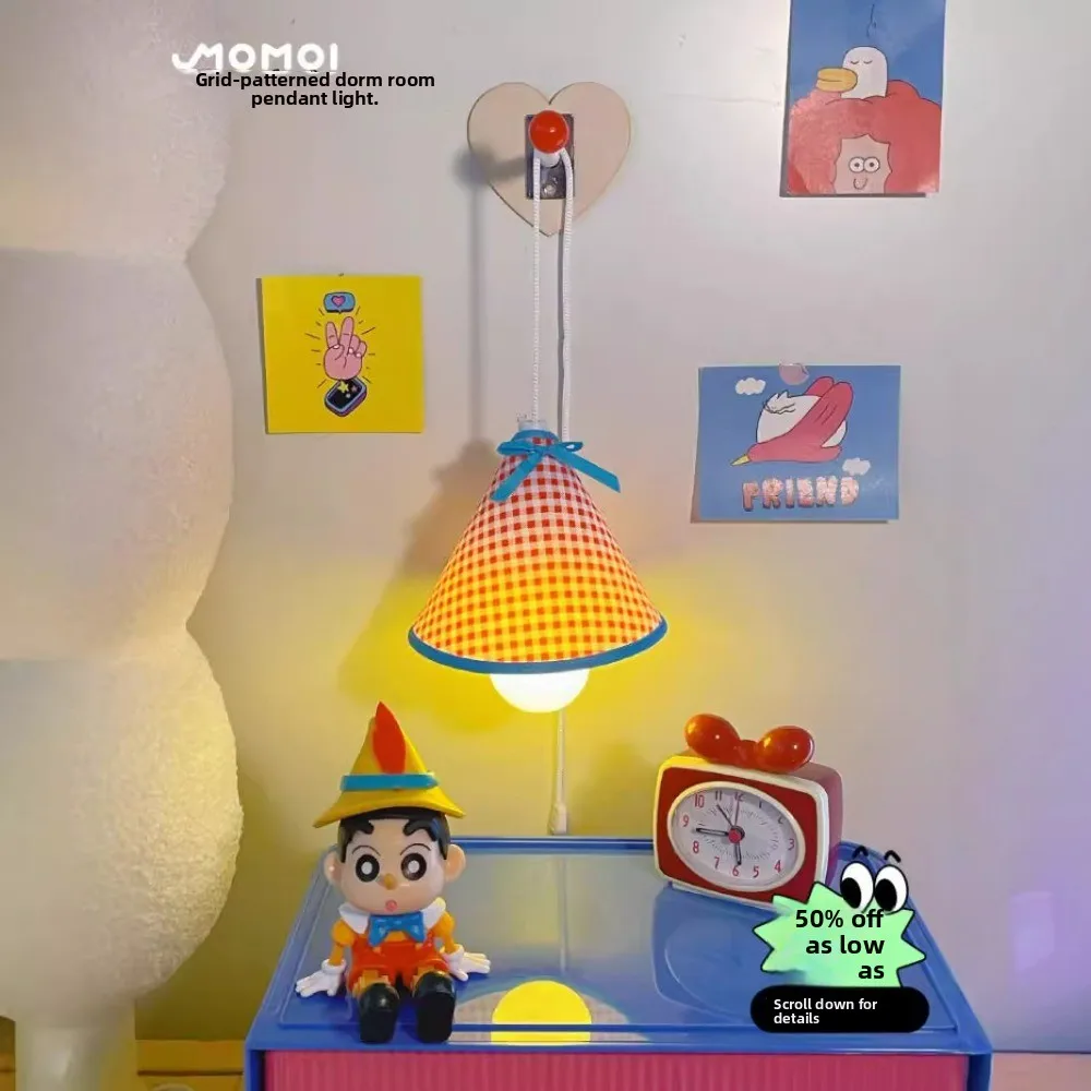 

Wall-Mounted Night Light Hanging Bedside Lamp&Desk Light Essential Dorm Accessory for College Students' Upper Bunk Bed&Bedroom