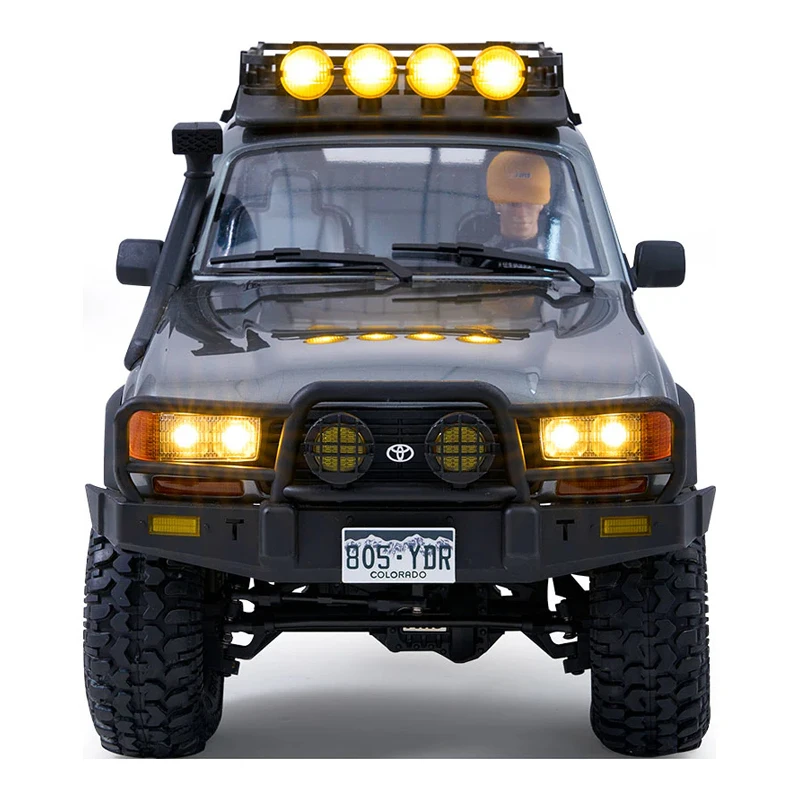 FMS FCX10 LC80 RS 1/10 échelle Land Cruiser RTR voiture électrique RC télécommande tout-terrain chenille jouet quatre roues motrices modèle de voiture RC
