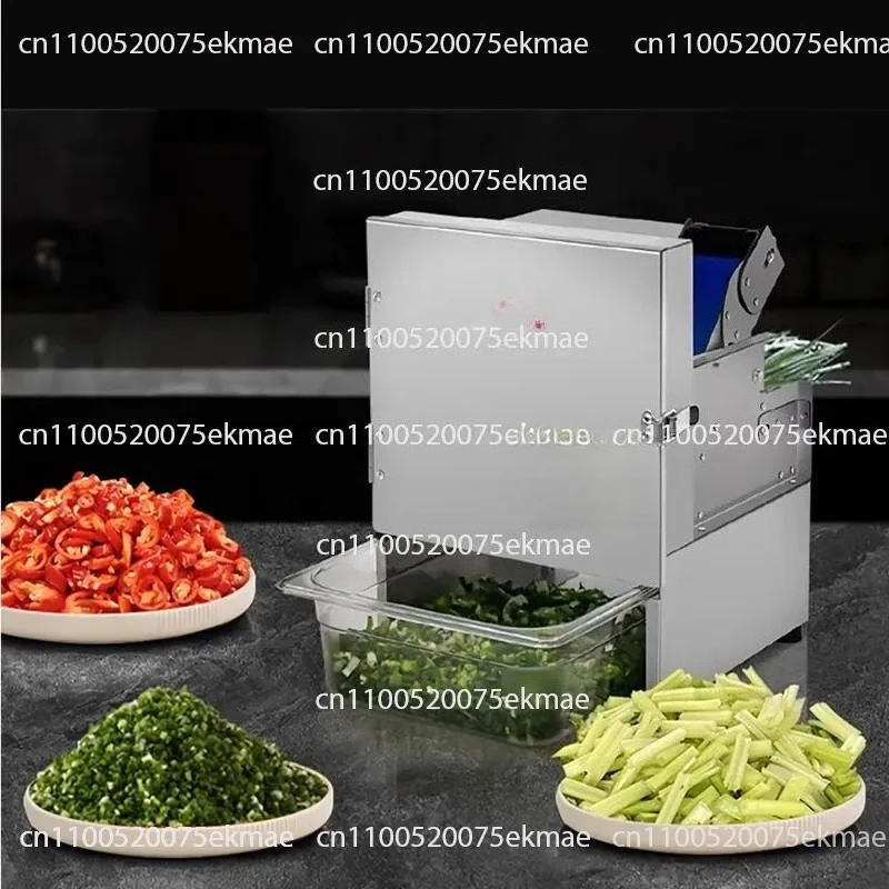 Commercial Automatic Green Onion Cutter, Slicer for Cutting Celery, Green Onions, Mushrooms, Chives