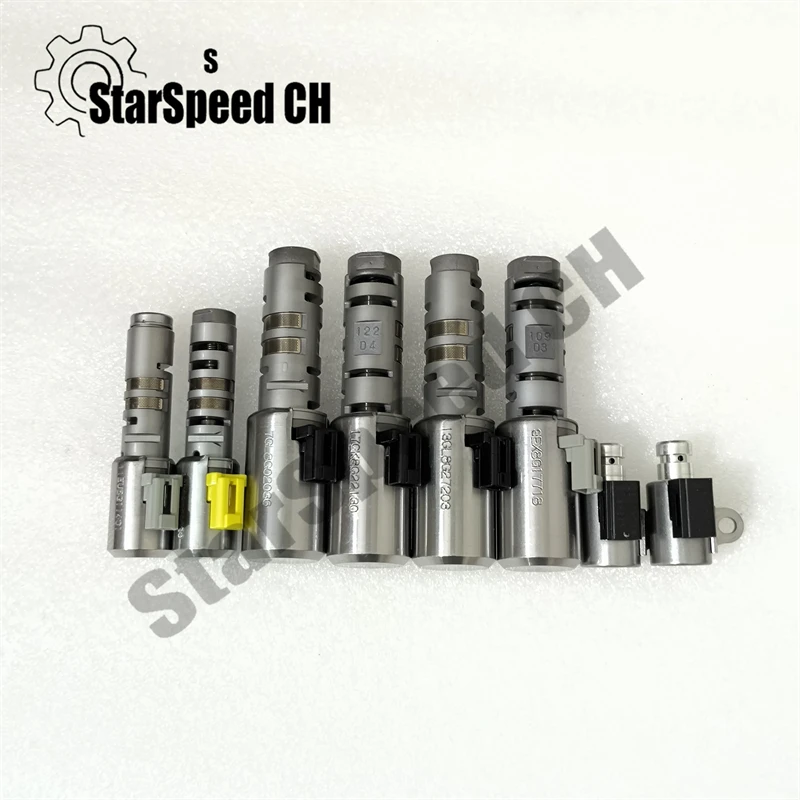 

Genuine New TF71 TF71SC TF-71SC Transmission Solenoid Kit 8pcs/set For Peugeot Citroen TF71