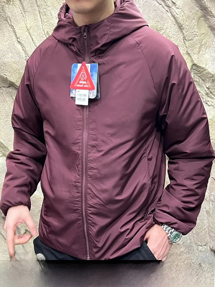 سترة بغطاء للرأس من القطن المقاوم للماء في الهواء الطلق للرجال والنساء للشتاء الدافئ من Jaet تناسب طويلة #1