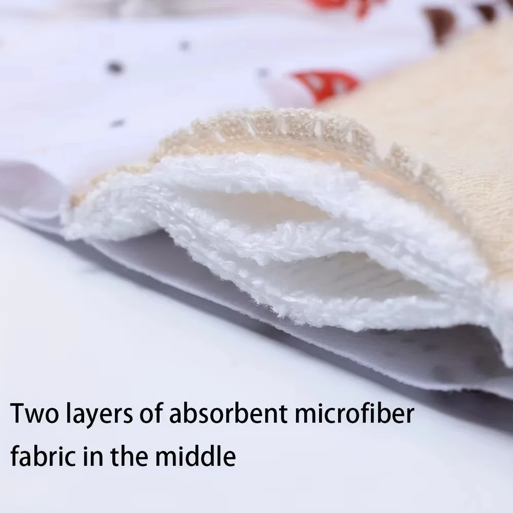 

5Pcs/Set New Reusable Sanitary Napkins Washable Soft Cloth Panty Liners with Mini Wet Bag Cotton Menstrual Pads