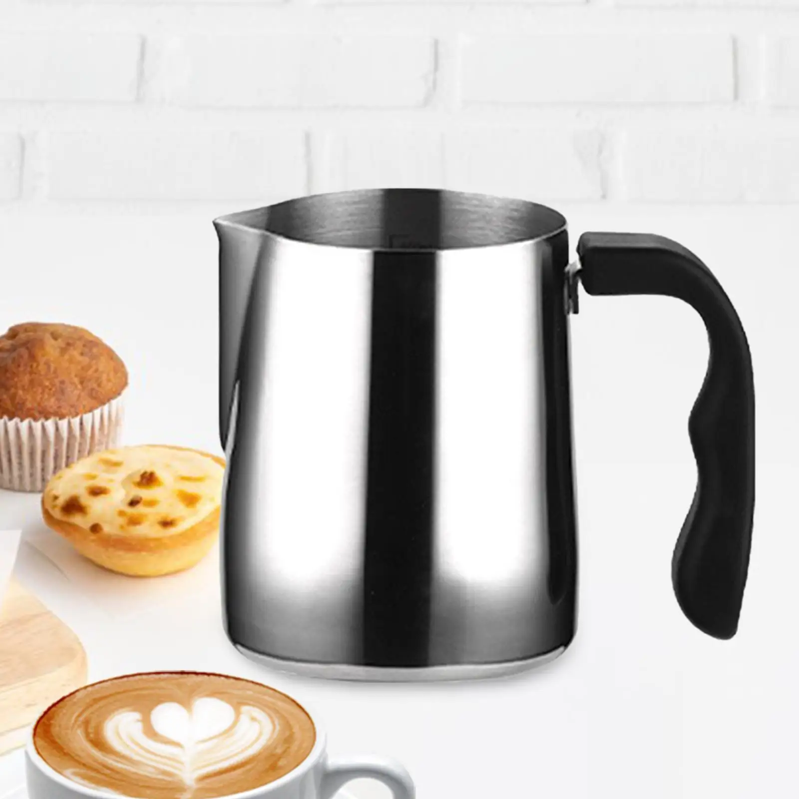 Чашка для эспрессо Latte Art, подогреватель молока, горшок с гладкой поверхностью, простой в использовании кувшин для вспенивания молока, кувшин, латте, соус, нагревательные соусы, граvies